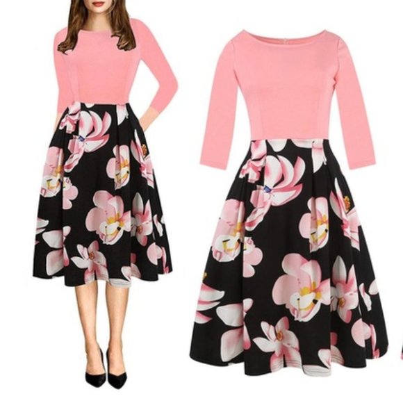 Dresses & Skirts - Haute Edition  Retro 3/4 Sleeve Easter Dress